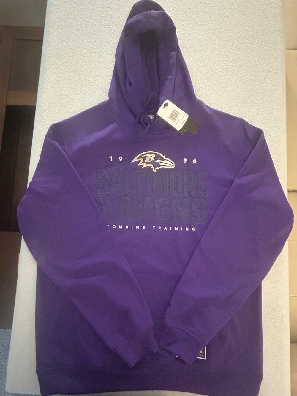 Baltimore Ravens NFL New Era Large Purple Hoodie Sweatshirt (NWT)